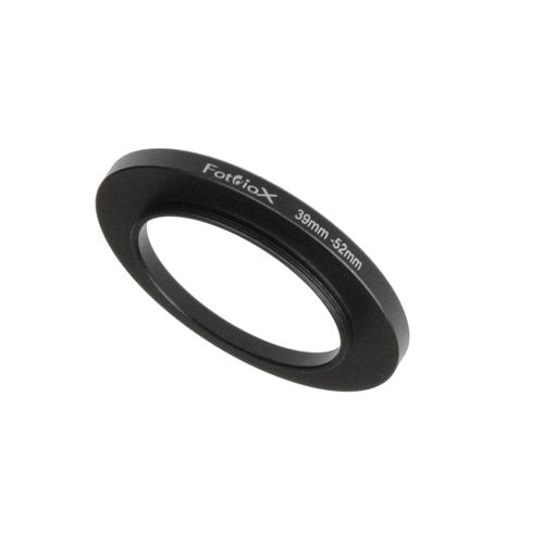 Fotodiox Metal Step Up Ring, Anodized Black Metal 39Mm-52Mm 39-52 Mm