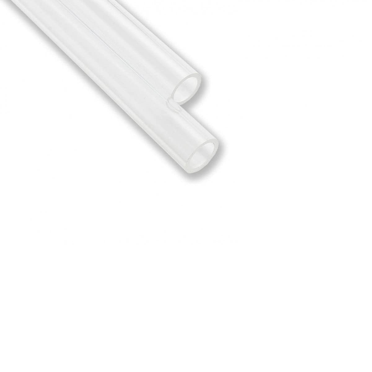 Ekwb Ek Loop Acrylic Hard Tube, 12Mm Od, 500Mm, Clear, 2 Pack