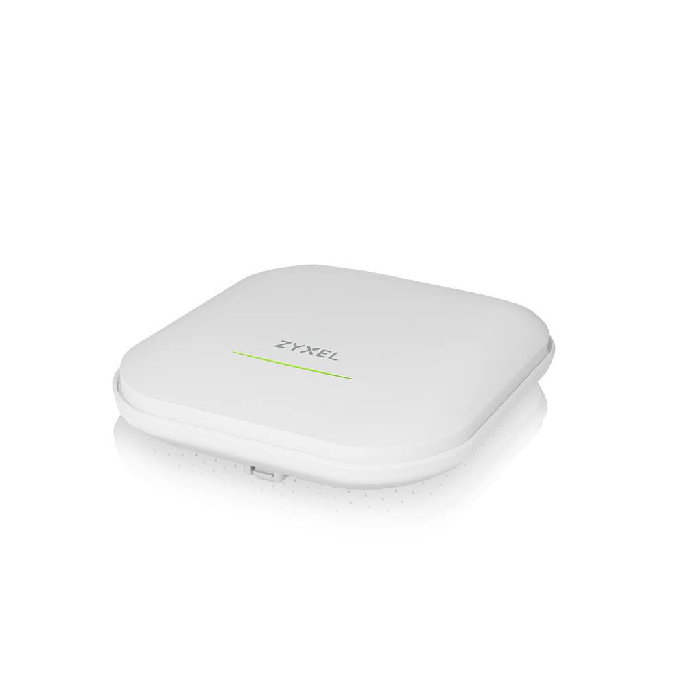 Zyxel Wifi 6E Axe5400 2.5G Multi-Gigabit Business Ap | Bandflex 2.4Ghz And 5Ghz Or 6Ghz Operation | 1 Gbe Passthru| Mesh, Seamle
