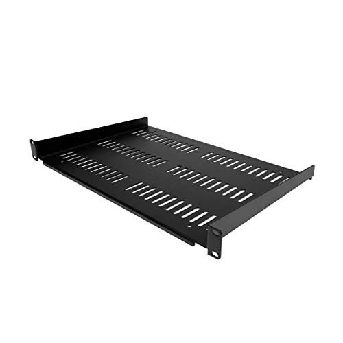 1U Vented Shelf 12In