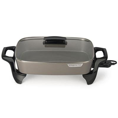 National Presto Ind 2 Packs 16'' Elec Cera Skillet