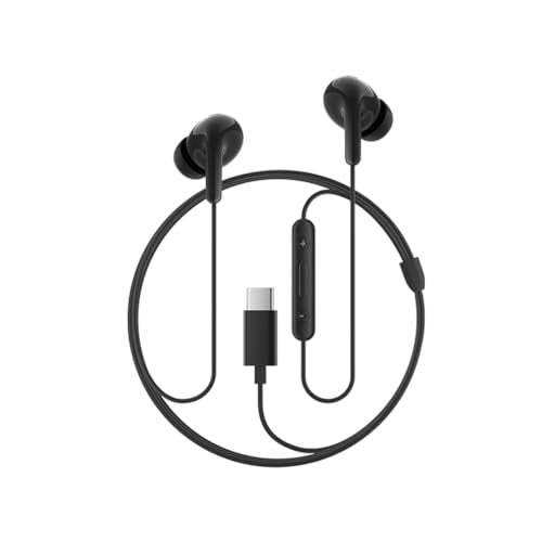 Xiaomi TypeC inEar Earphones with 12.4mm Drivers, HD Microphone, and IP54 Dust & Water Resistance (Black)
