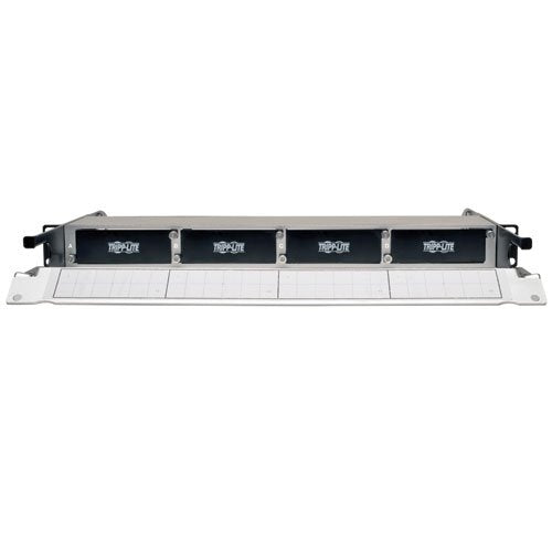 Tripp Lite High Density Copper Fiber Enclosure Panel 4-Cassette Capacity 1U (N484-01U)
