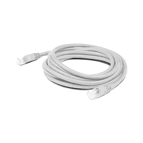 Addon 7Ft White Cat 5E Pvc Ethernet Cable Snagless Bubble Boot Rj-45 M/M