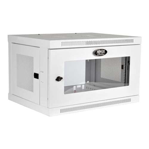 Tripp Lite 6U Wall Mount Rack Enclosure Server Cabinet With Acrylic Glass Window, 16.5'' Deep, Switch Depth, White (Srw6Uwg)