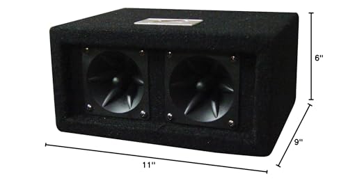 Audiopipe Z20C Zebra 2 4 Piezo Tweeters In Tweeter Box 100 Watts Max