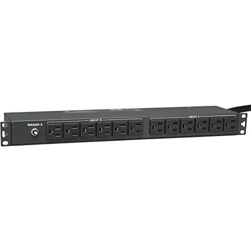Tripp Lite Basic Pdu, 30A, 24 Outlets (5 15R), 120V, L5 30P Input, 15 Ft. Cord, 1U Rack Mount Power (Pdu2430)
