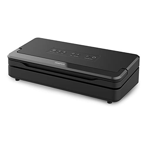 Anova Culinary Precision Vacuum Sealer Pro, Includes 1 Bag Roll, For Sous Vide And Food Storage, Black, Medium