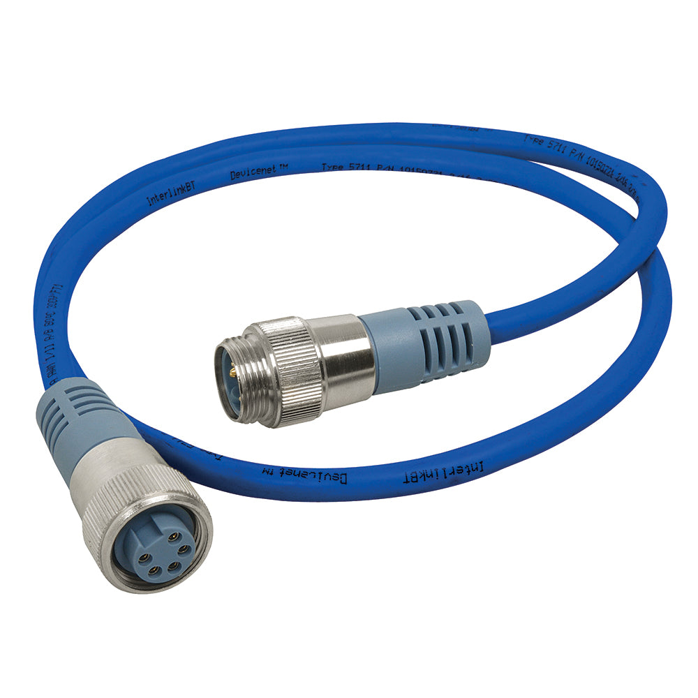 Maretron Mini Double Ended Cordset - Male To Female - 0.5M - Blue,WBEEAA001342413