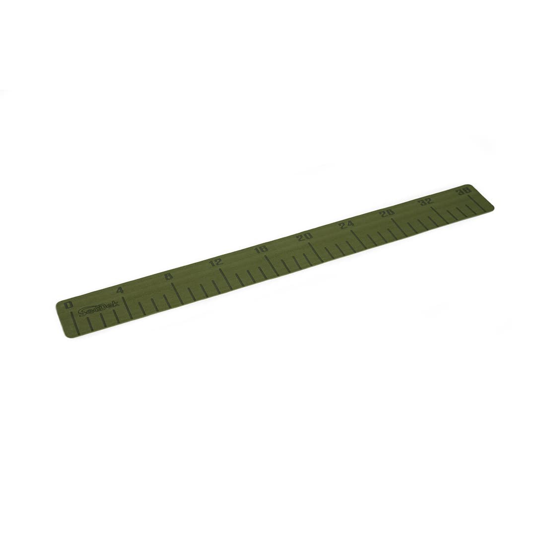 Seadek 36'' Fish Ruler - Olive Green W/Seadek Logo,WBAUVB074HFTWMF