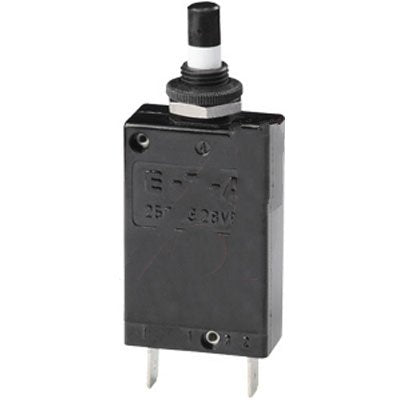 E T A Circuit Protection And Control 2 5700 Ig1 P10 Dd 20A, Circuit Breaker; Therm; Push; Cur Rtg 20A; Panel; 1 Pole; Vol Rtg 25