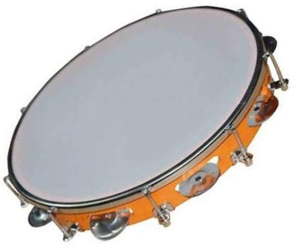 Music Gallery 23 cm With Head Tambourine