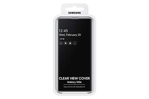 Samsung Original Galaxy S10+ Protective Clear View Folio Cover Case - Black