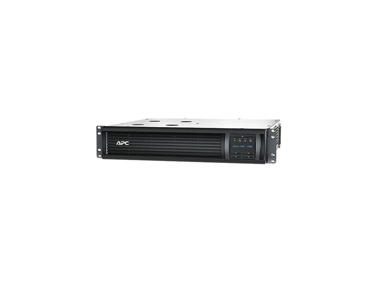 Apc 1500Va Smart Ups With Smartconnect, Smt1500Rm2Uc Rack Mount Ups Battery Backup, Sinewave, Avr, 120V, Line Interactive Uninte