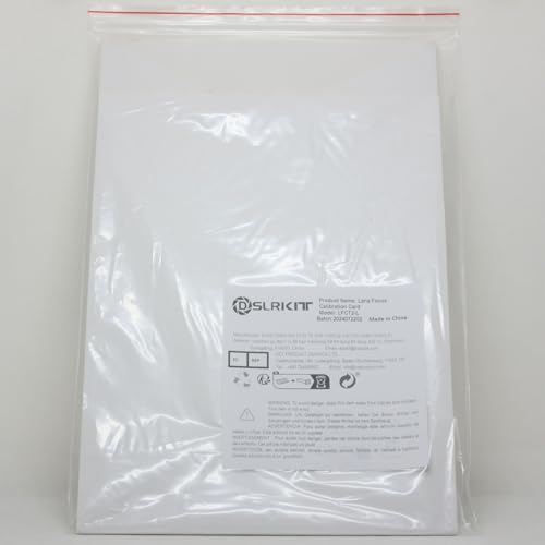 Dslrkit 28X18Cm Lens Focus Calibration Tool Alignment Ruler Folding Card (Pack Of 2)