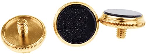 Jiayouy Gold Starry Sky Inlay Trumpet Finger Buttons For Trumpet Accessory Replacement 3 Pcs