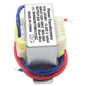 24V/10W Ac/Ac Power Transformer, Input 120V/60Hz Single Phase Transformer, Applicable To Stage Lighting, Audio Equipment, Small