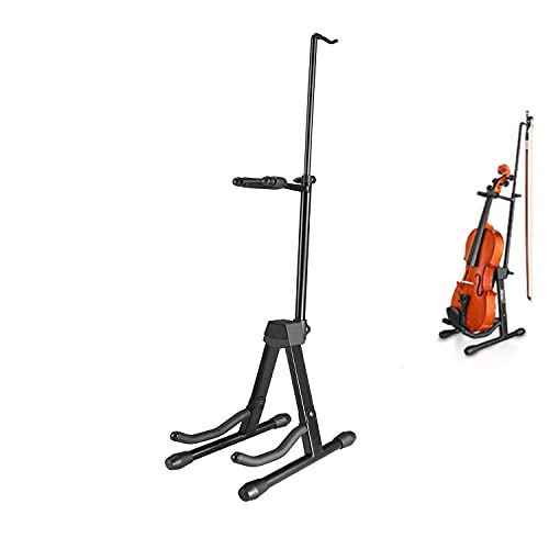 Eastarest 006Violinstand Viola Stand With Bows Hook Holderportable Adjustable