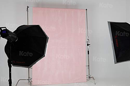 Kate 6Ft  9Ft Solid Light Pink Backdrop Portrait Photography Background For Photography Studio Children And Headshots Light Pink