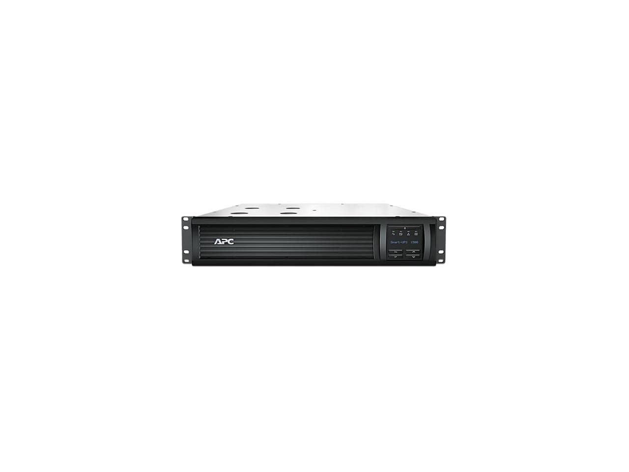 Apc 1500Va Smart Ups With Smartconnect, Smt1500Rm2Uc Rack Mount Ups Battery Backup, Sinewave, Avr, 120V, Line Interactive Uninte