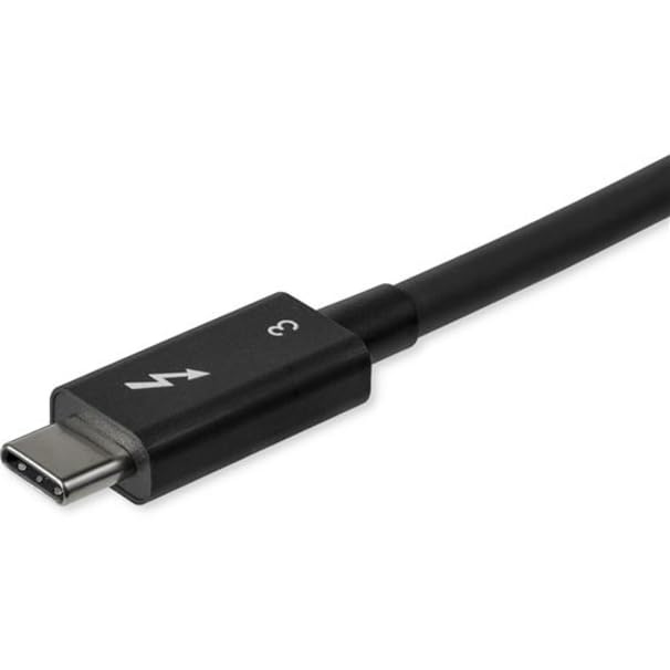 Startech.Com 2.6Ft (80Cm) Passive Thunderbolt 3 Cable, 40Gbps, 100W Pd, 4K/5K Video, Thunderbolt Cable, Compatible With Usb4/Dp
