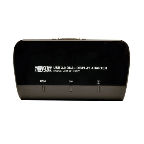 Tripp Lite Usb To Dvi And Hdmi Dual Monitor Video Display Adapter, Usb 3.0 Superspeed (U344 001 Hddvi)
