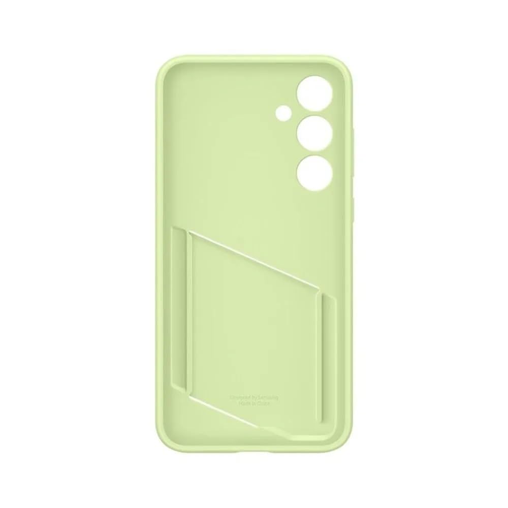 Samsung Card Slot Cover Case With Card Slot For Galaxy A35 5G, Lime