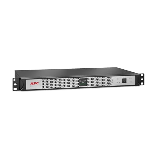 Apc Smart-Ups 500Va Lithium Ion Ups With Smartconnect, Scl500Rm1Ucnc, Line Interactive, Sine Wave Ups, Short-Depth 120V Uninterr