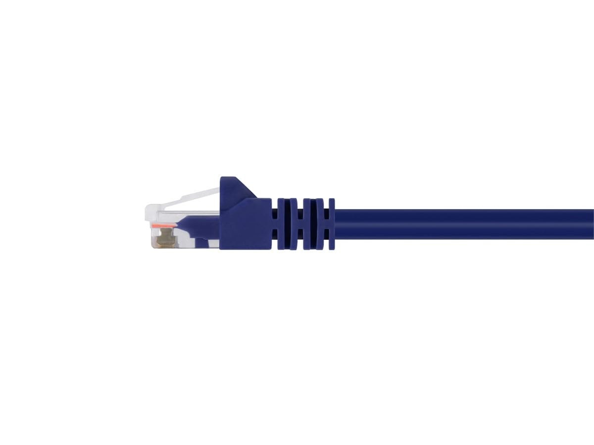 Monoprice Cat6 Ethernet Patch Cable   Snagless Rj45, Pure Bare Copper, 550Mhz, Utp, 24Awg, 7 Feet, Purple   Fullboot Series