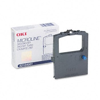 Oki 52104001 Ribbon Ribn F/390/390T/391/391T (Pack Of 5) Microline 380/390/391, Okimate 120/240
