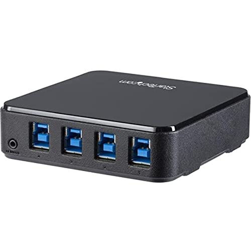 Startech.Com Usb 3.0 Peripheral Sharing Switch - 4 Usb 3.0 (5Gbps) X 4 Computers - Mac / Windows / Linux - Usb A/B Switch - Usb
