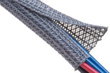 Fastronix Black Flex Braid Wire Wrap (1'' X 6')