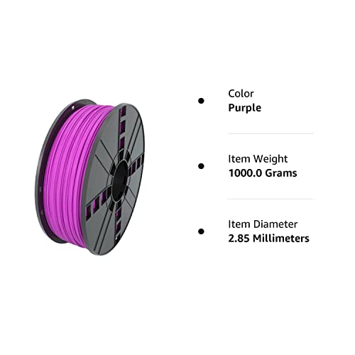 Mg Chemicals Purple Abs 3D Printer Filament, 2.85 Mm, 1 Kg Spool