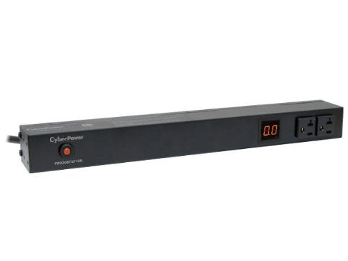 Cyberpower Pdu20M2F12R Metered Pdu, 100 125V/20A, 14 Outlets, 1U Rackmount