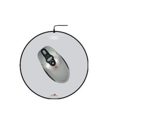 Key Connection Wlbf95 Battery Free Wireless Optical Mouse And Pad (Round) With Vertical And Horizontal Scroll