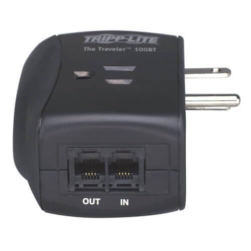 Tripp Lite Traveler100Bt 2 Outlet Notebook Surge 1050J