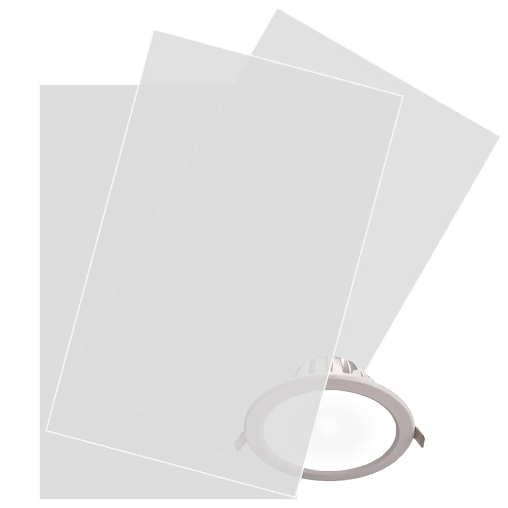 Lighting Diffusion Sticker 3 Pcs Sheet 7.8X11.8Inches Soften Light Dimming Film Adhesive Diffuser, Thick