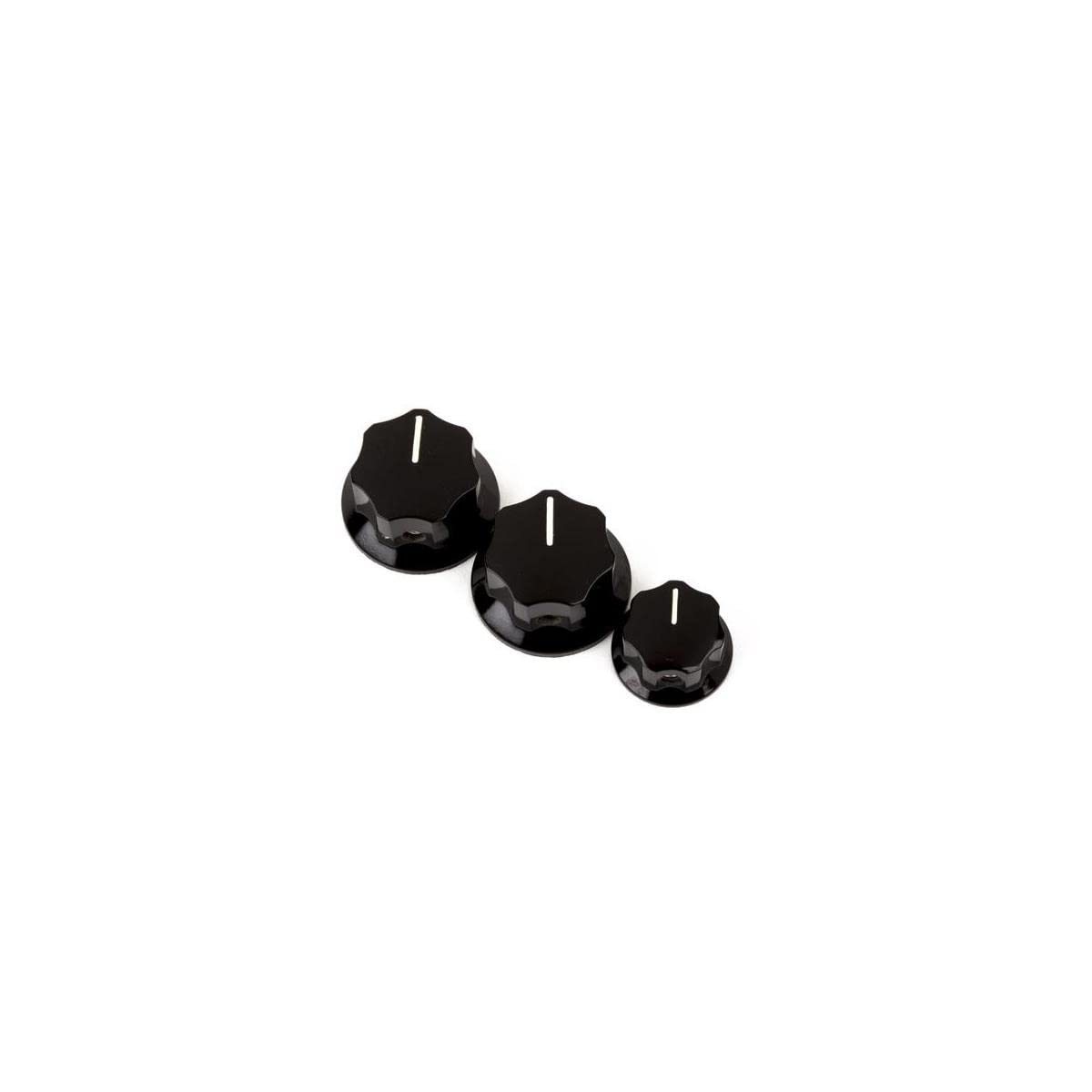 Fender Jazz Bass Control Knobs, Set Of 3 (2 Large, 1 Small)