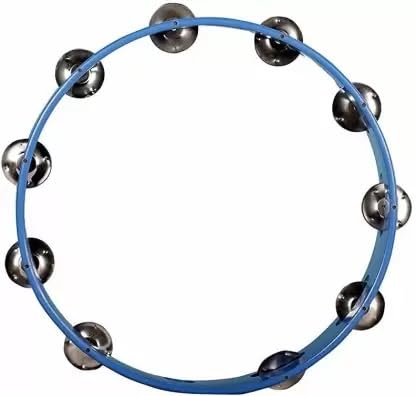 SPEHUB 26 cm Blue Headless Tambourine (Plastic)