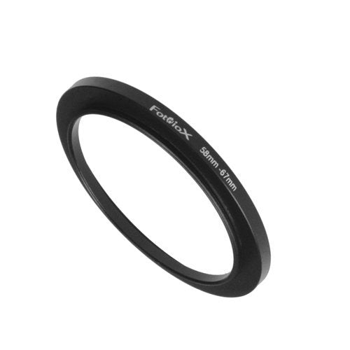 Fotodiox Metal Step Up Ring, Anodized Black Metal 58Mm-67Mm, 58-67 Mm