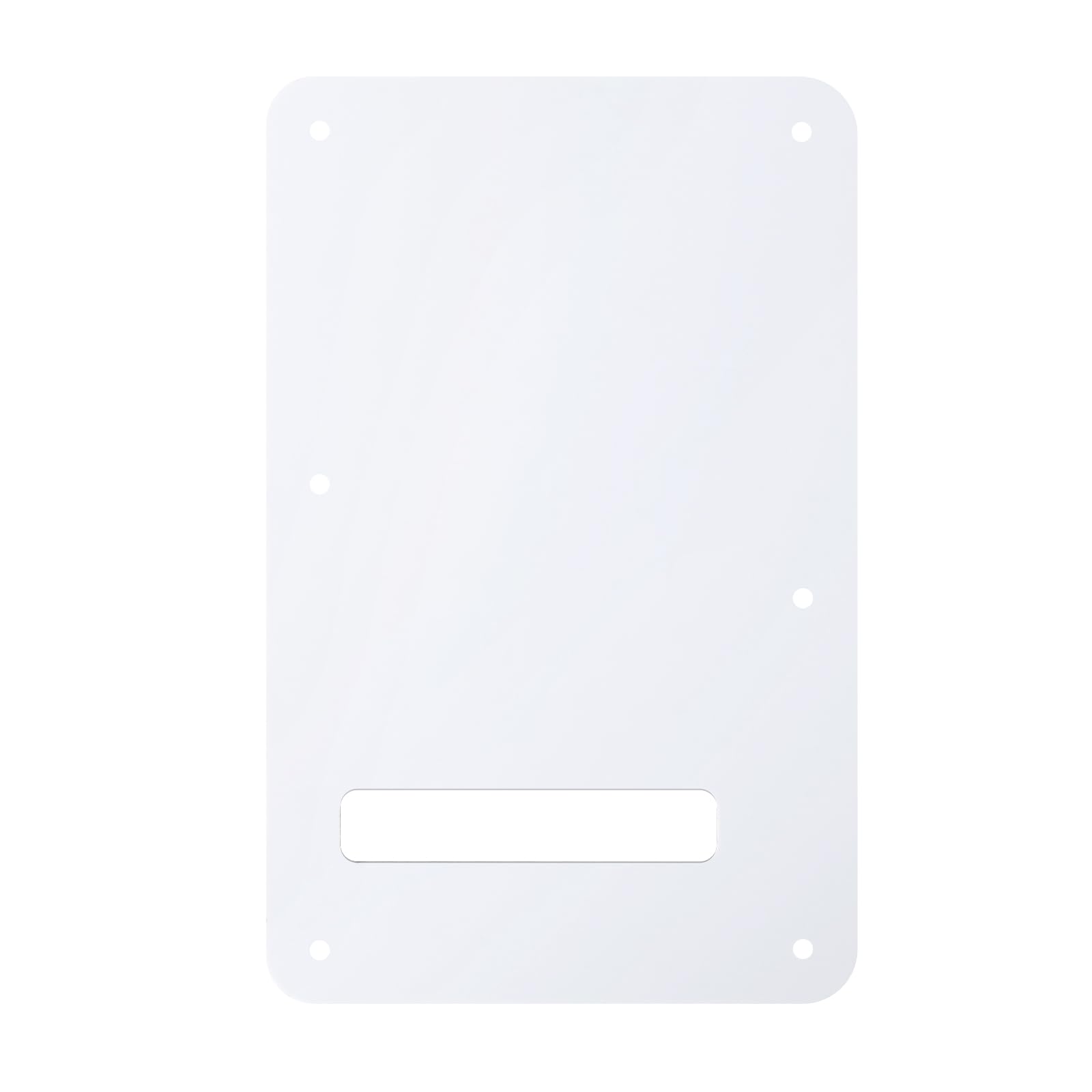 Banworks 4 Ply Electric Guitar Backplate 6-Hole Trem Tremolo Cover For Usa/Mexican Fender Standard Strat St Jt/Hgb-01 Yellow Pea