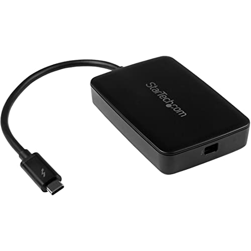 Startech.Com Thunderbolt 3 To Thunderbolt 2 Adapter   Tb3 Laptop To Tb2 Displays/Devices   Thunderbolt 2 20Gbps Or Thunderbolt 1