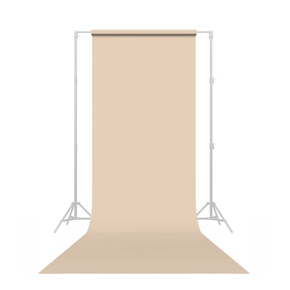 Savage Seamless Paper Photography Backdrop   Color #19 Egg Nog, Size 53 Inches Wide X 36 Feet Long, Backdrop For Youtube Videos,
