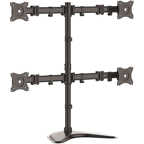 Startech.Com Quad Monitor Stand   Articulating   Supports Monitors 13 To 27   Adjustable Vesa Four Monitor Stand For 4 Screen Se