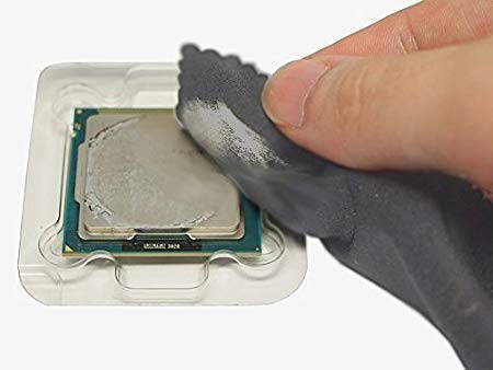 Arctic Silver 5 High Density Polysynthetic Silver Thermal Compound, 3.5 Grams + MicroFiber (7' X 6') Cleaning Cloth