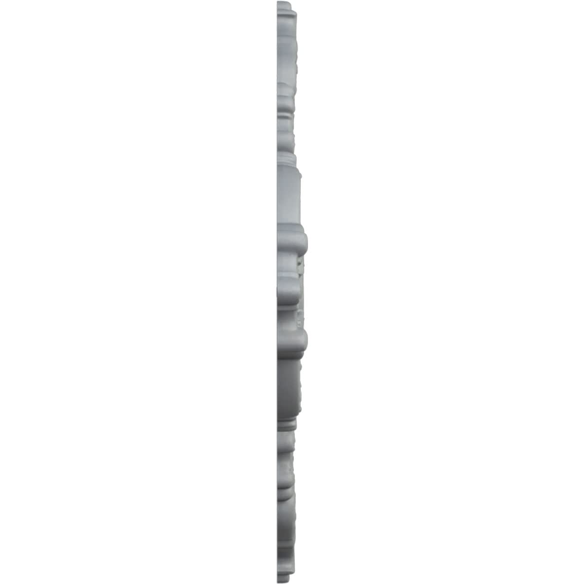 Ekena Millwork Cm70X43Ml Melchor Diamond Ceiling Medallion, 67 1/4''W X 43 3/8''H X 4''Id X 2''P, Factory Primed