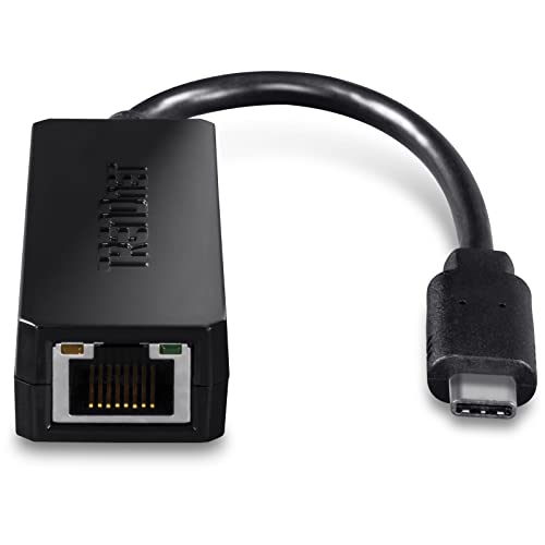Trendnet Tuc Etg, Usb Type C To Gigabit Ethernet Lan Wired Network Adapter For Windows & Mac, Compatible With Windows 10, And Ma
