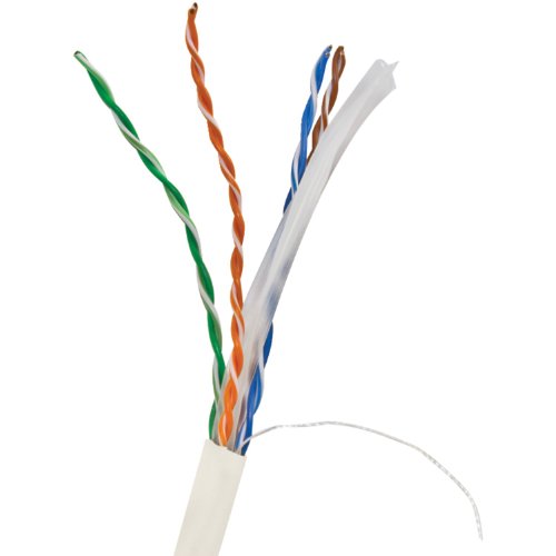 Vericom Mbw6U 01444 Cat 6 Utp Solid Riser Cmr Cable, 1,000Ft (White)