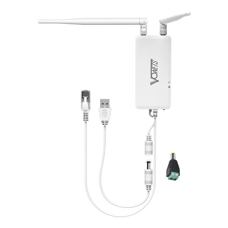 Vonets Industrial 2.4Ghz Wifi Serial Port Server/Wifi Bridge Ethernet Repeater Wireless Router, Wifi Hotspot Signal Extender For