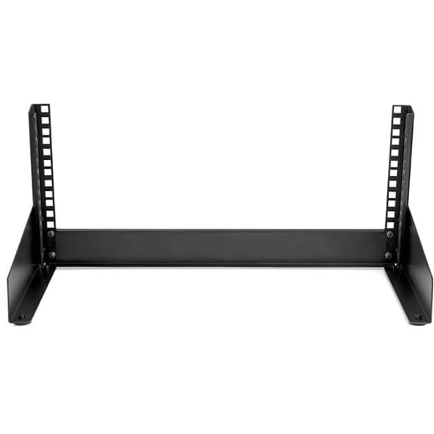 Startech.Com 2 Post 4U Desktop Server Rack, Small Open Frame 19In Computer Rack, Compact Network Rack For Av / Studio / Data / I